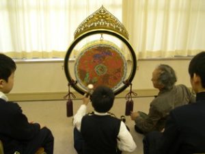 はじめての太鼓体験です